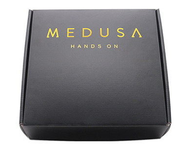 瓦楞折疊飛機(jī)盒 黑色包裝紙盒子定制工廠(chǎng)